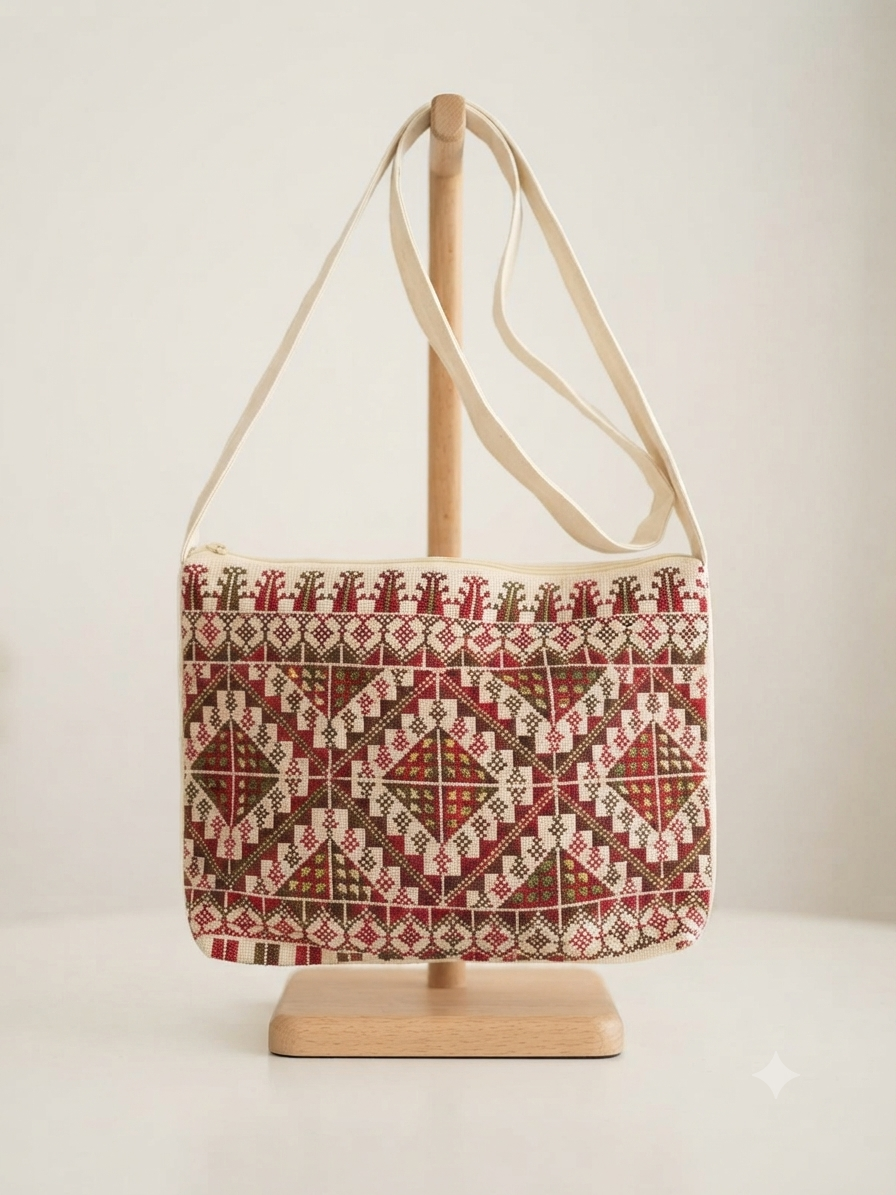 Bolso de Bordado Palestino Artesanal - Hecho a Mano