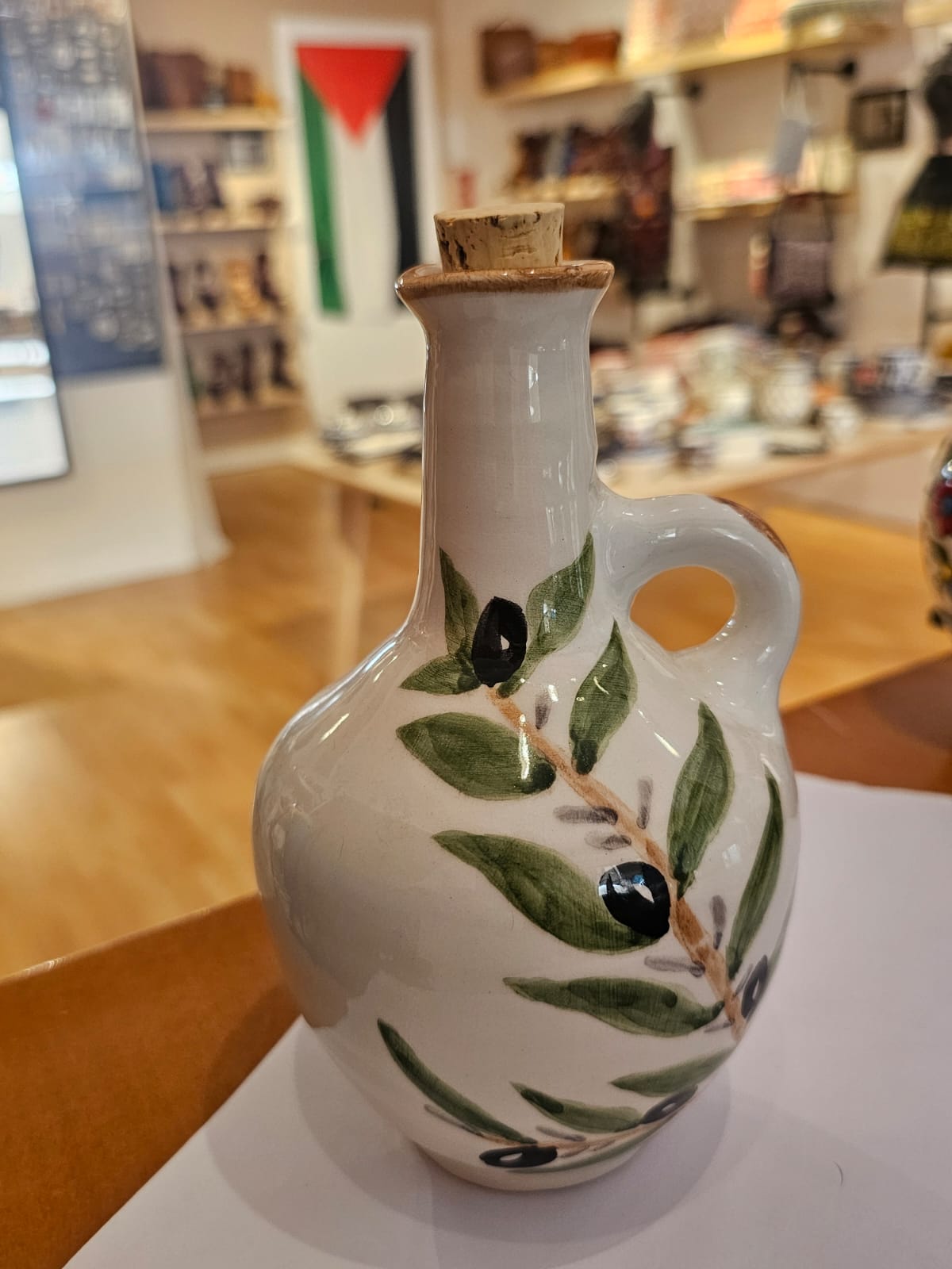 Aceite de oliva en cerámica