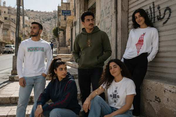 Camisetas artesanalmente bordadas