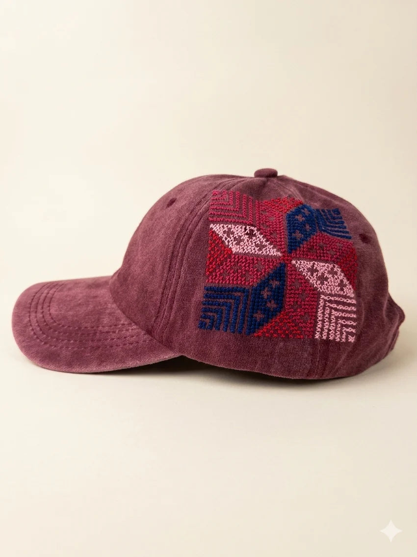 Gorra "Heritage": Estilo Urbano con Bordado Palestino