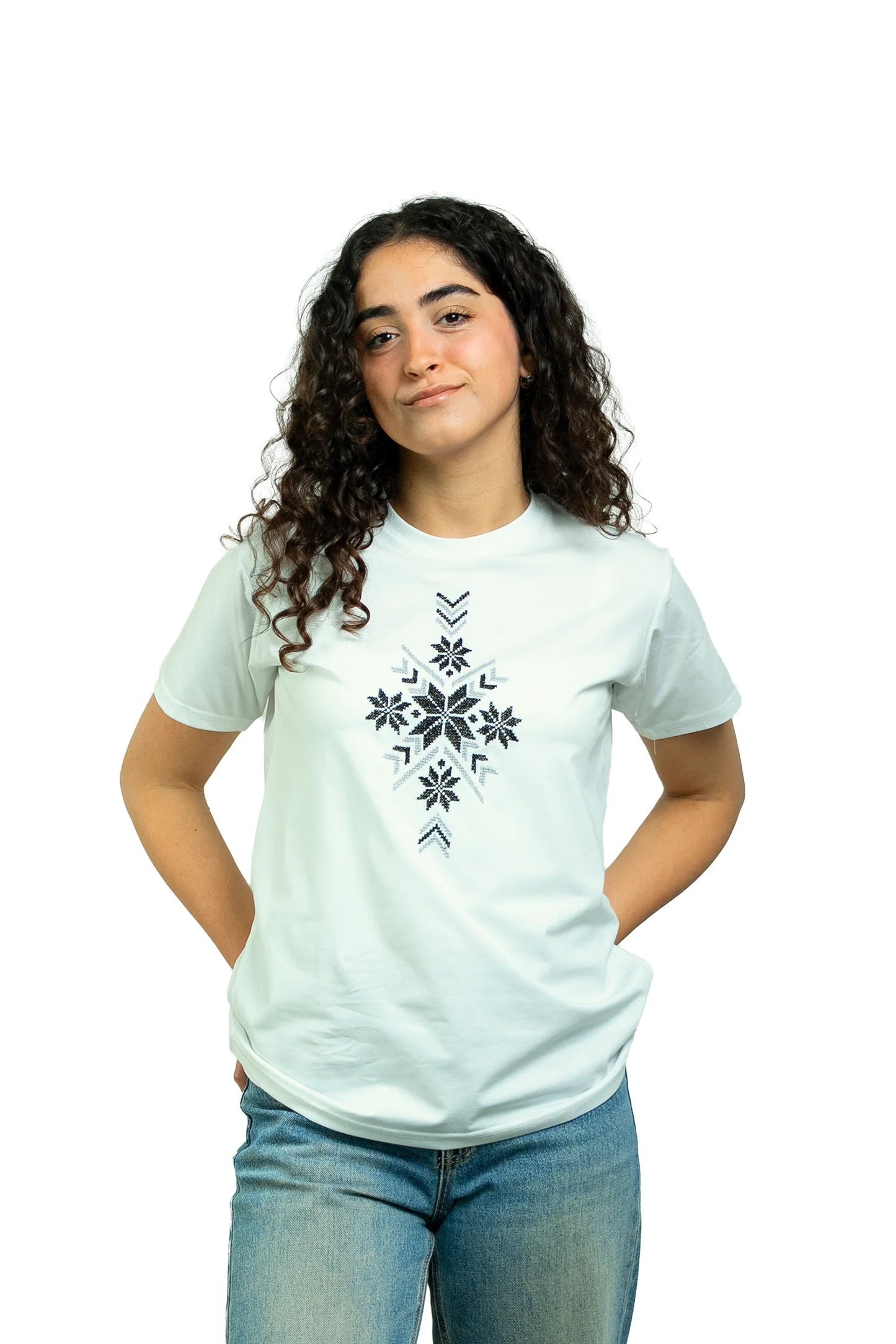 Camisetas artesanalmente bordadas