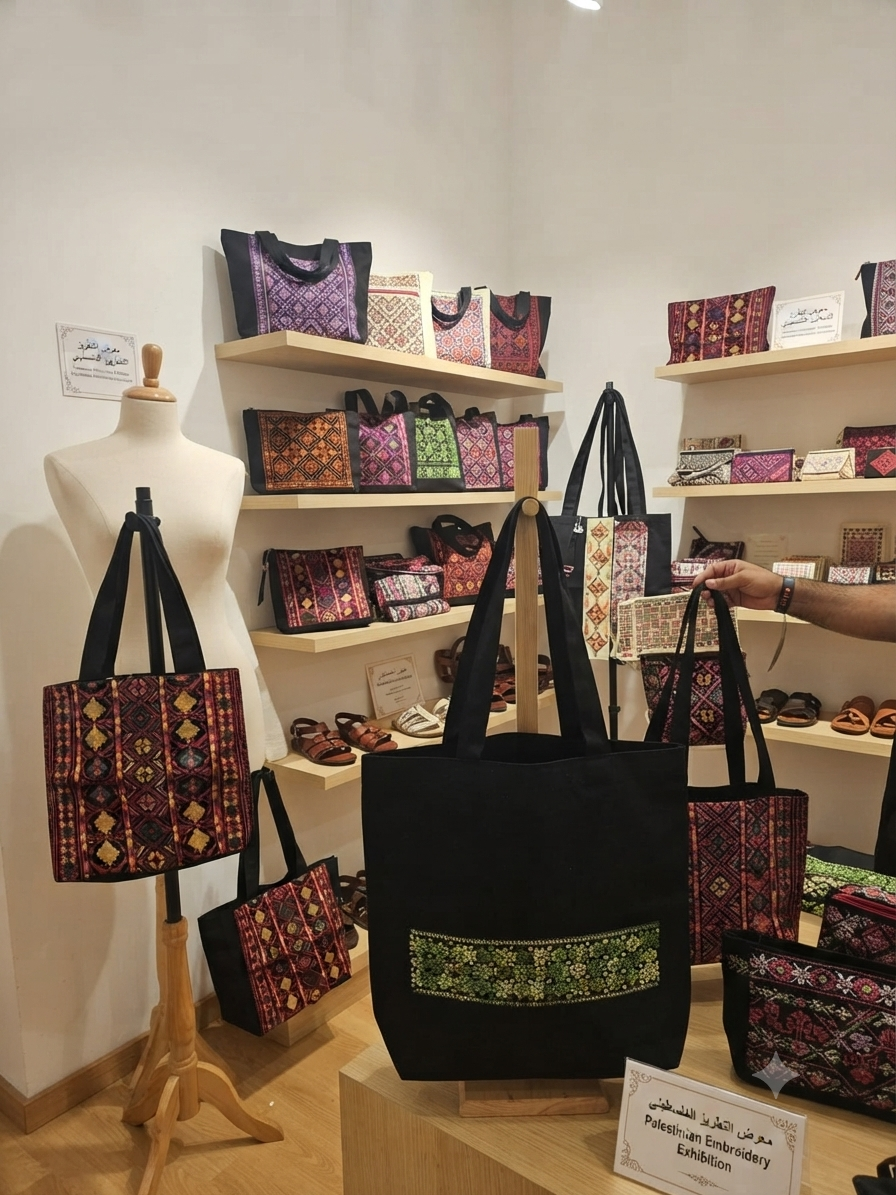 Bolso de Bordado Palestino Artesanal - Hecho a Mano