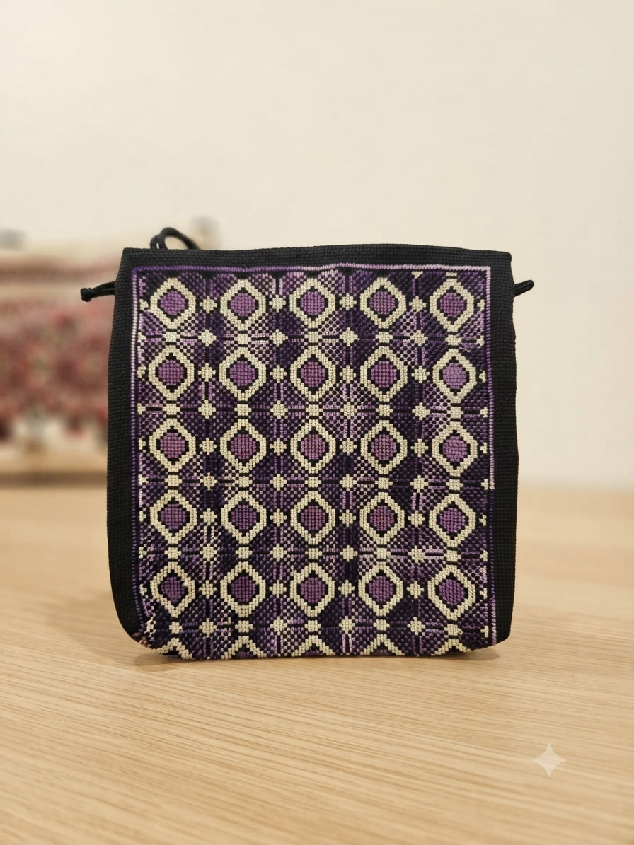 Bolso de Bordado Palestino Artesanal - Hecho a Mano