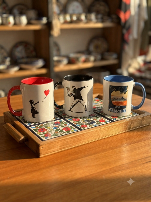 Tazas de Cerámica: Colección Arte Urbano de Banksy