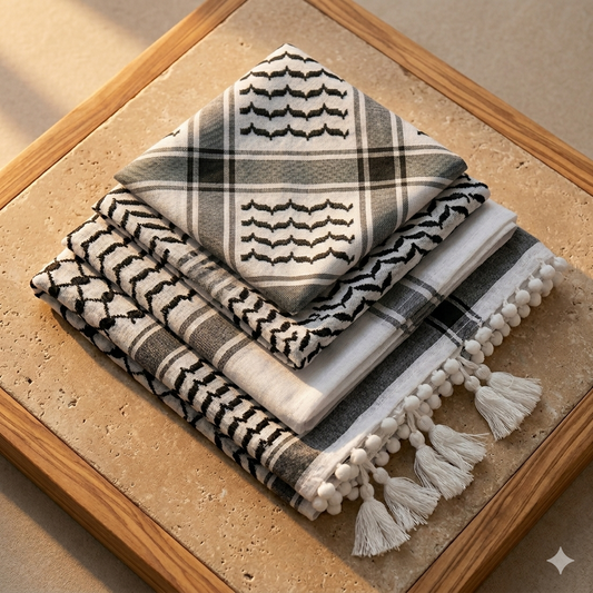 Kufiya Palestina Original - El Símbolo Eterno de Resistencia y Tradición