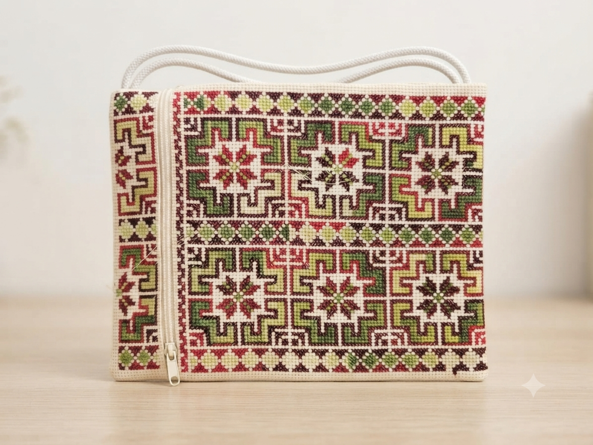 Bolso de Bordado Palestino Artesanal - Hecho a Mano