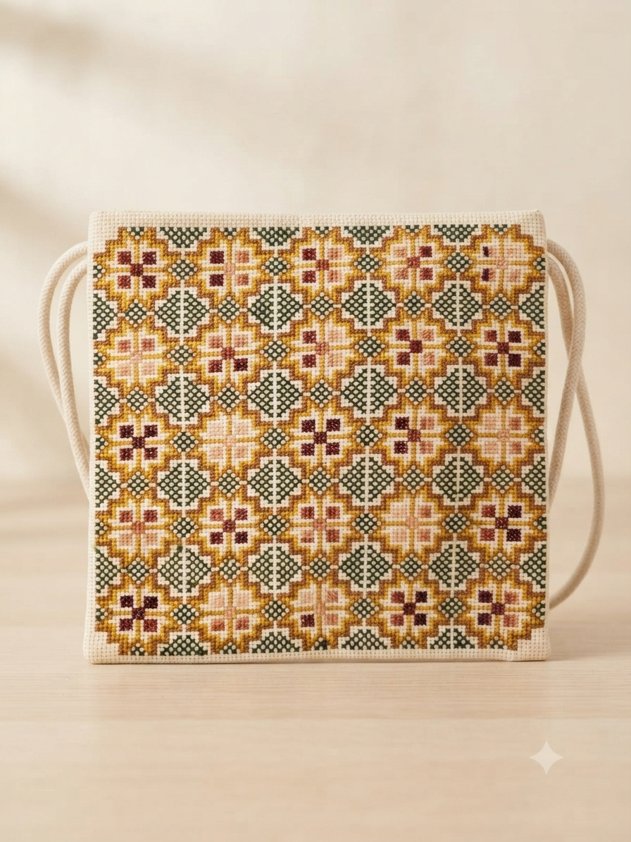 Bolso de Bordado Palestino Artesanal - Hecho a Mano