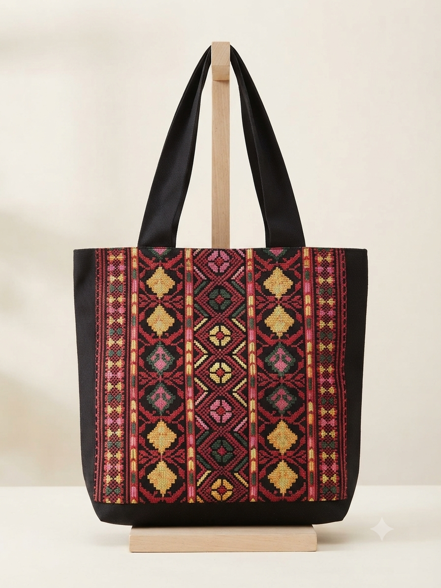 Bolso de Bordado Palestino Artesanal - Hecho a Mano