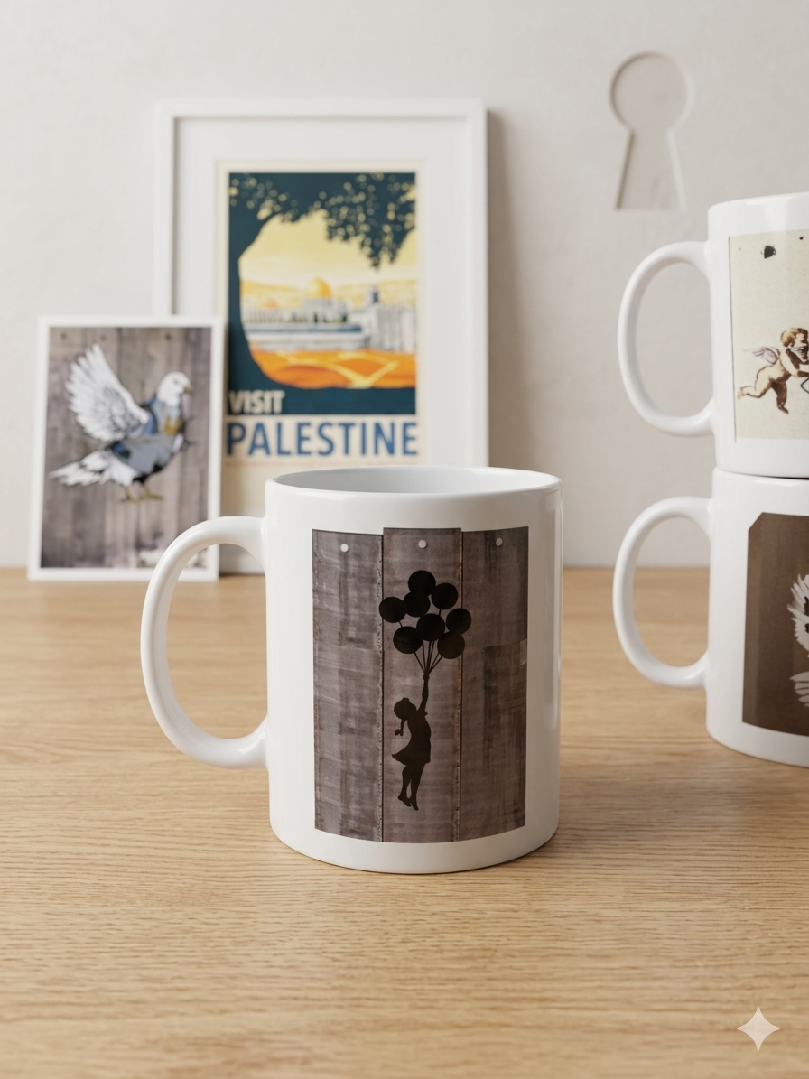 Tazas de Cerámica: Colección Arte Urbano de Banksy