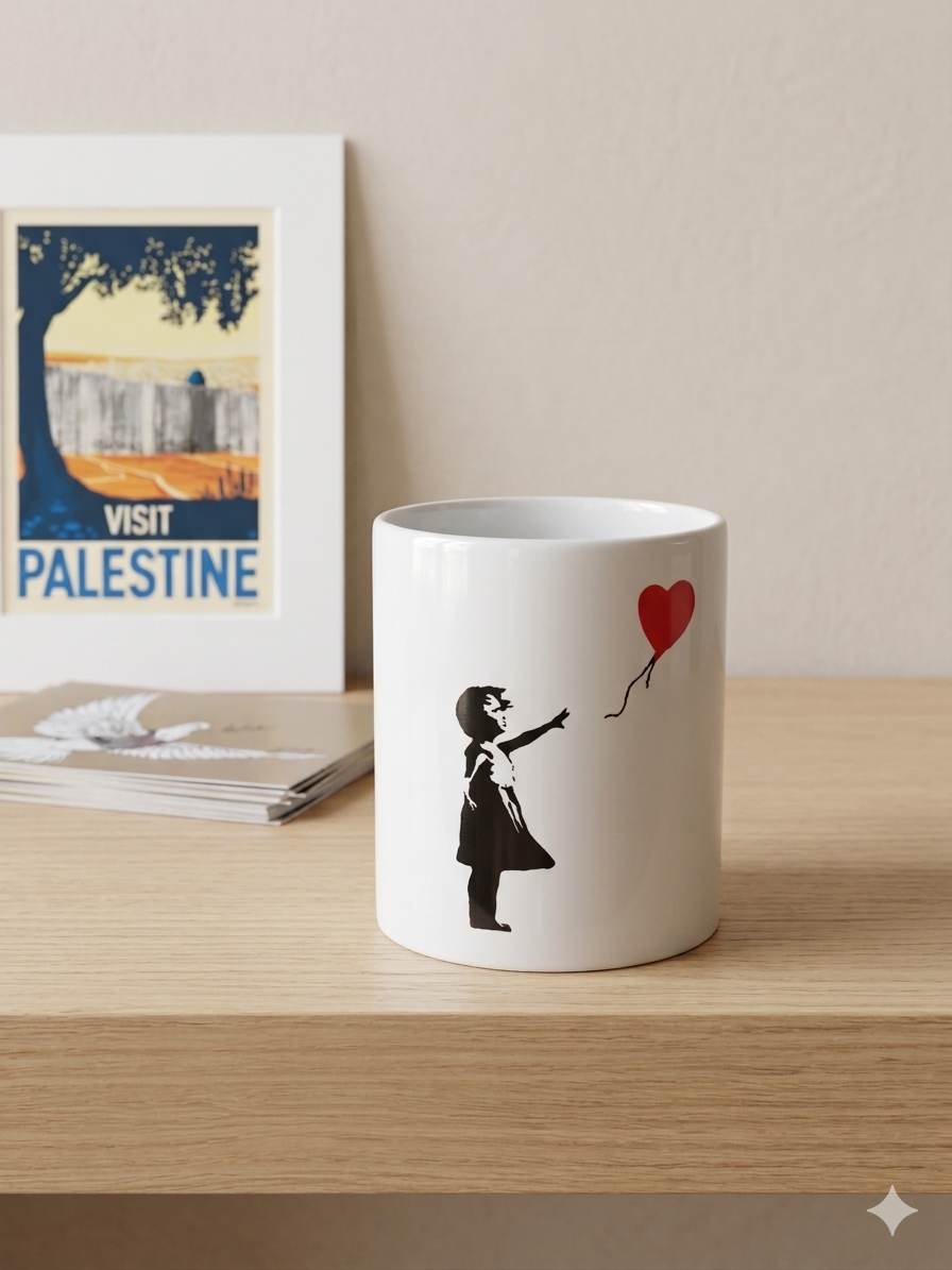 Tazas de Cerámica: Colección Arte Urbano de Banksy