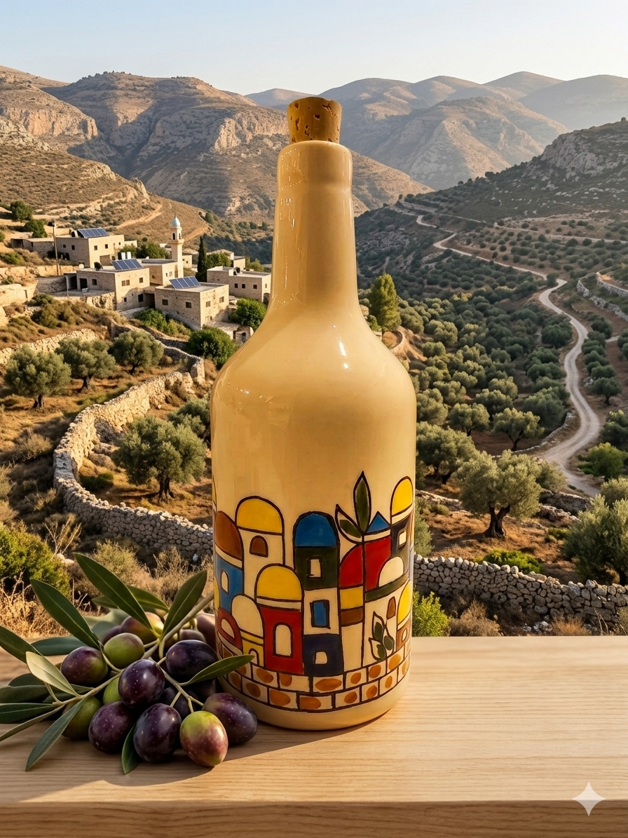 Aceite de oliva en cerámica