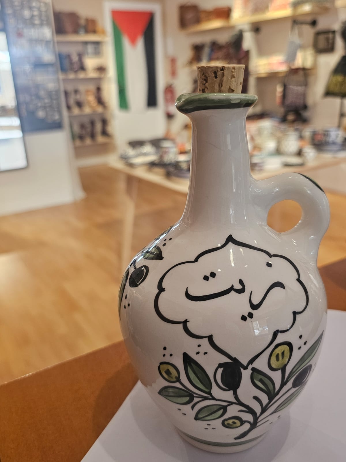 Aceite de oliva en cerámica